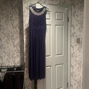 Navy Blue Maxi Dress